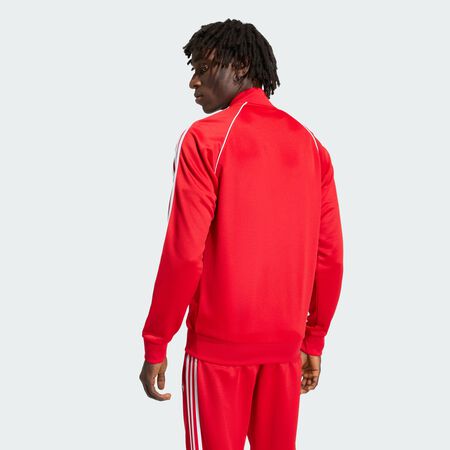 ADIDAS ORIGINALS Veste de survêtement SST Better Scarlet / White HOMME