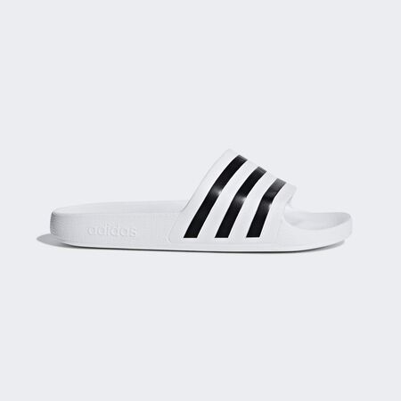 ADIDAS SPORTSWEAR Claquette Adilette Aqua Cloud White / Core Black / Cloud White HOMME
