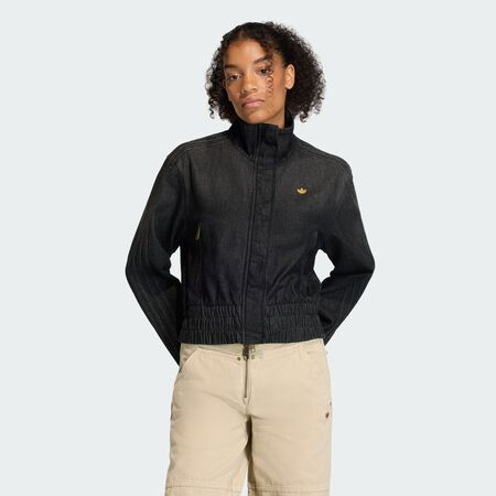 ADIDAS ORIGINALS DENIM TRACKTOP True Black Denim WOMEN