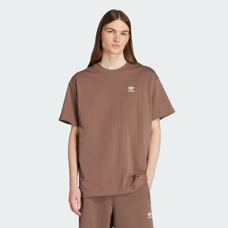 ADIDAS ORIGINALS Essential Color Logo Oversized Tee Earth Strata MEN