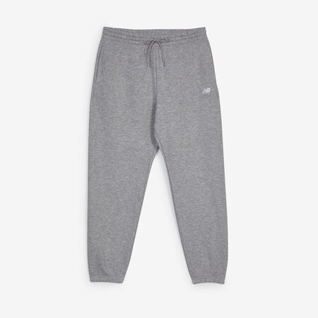NEW BALANCE PANT JOGGER SMALL LOGO GRIS/BLANC HOMME