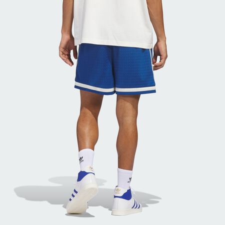ADIDAS ORIGINALS Short Originals Basketball Dark Marine / Ivory MIXTE