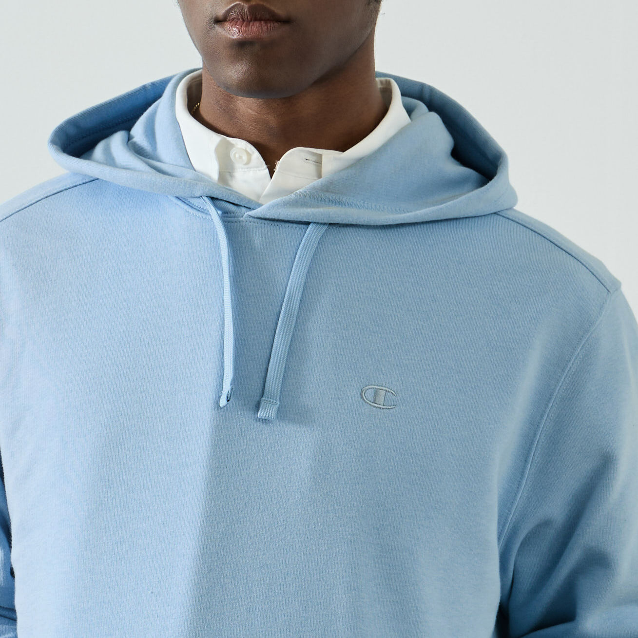 Swiss blue champion sweatshirt store