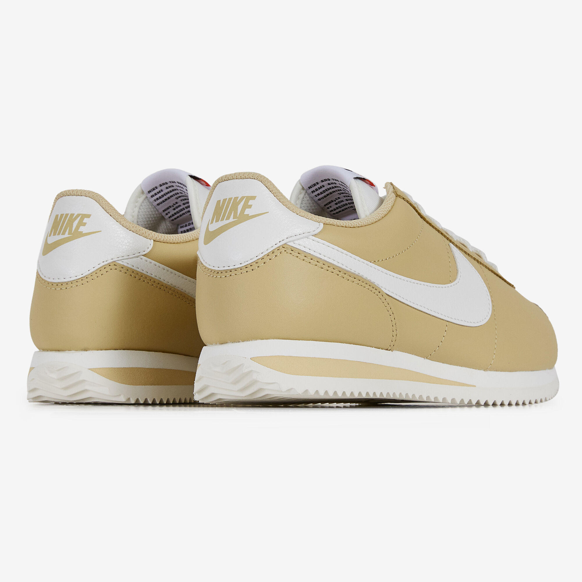NIKE CORTEZ BEIGE WHITE SNEAKERS WOMEN Courir