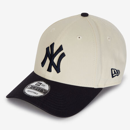 NEW ERA 9FORTY NY COLOURBLOCK BEIGE/MARINE HOMME