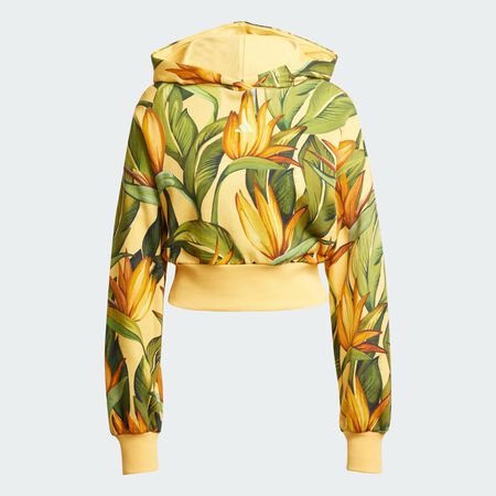 ADIDAS SPORTSWEAR adidas x FARM Hoodie Semi Spark / Bold Gold / Semi Flash Green WOMEN