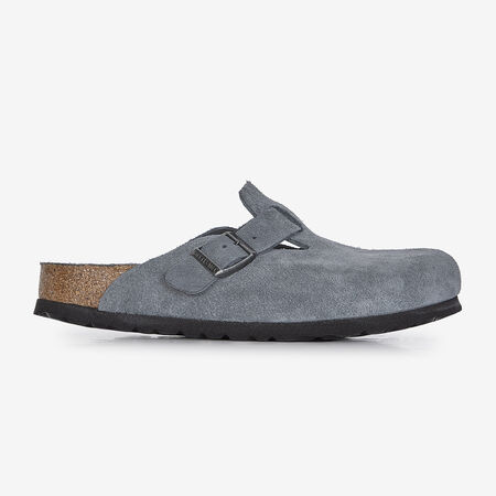 BIRKENSTOCK boston BOSTON SUEDE BASALT GRAY GREY WOMEN