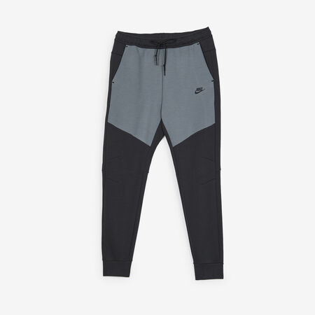 NIKE PANT JOGGER TECH FLEECE BLACK/GREY MEN