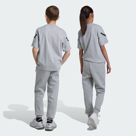 ADIDAS SPORTSWEAR adidas Z.N.E. Tapered-Leg Pants Kids Medium Grey Heather / Black JUNIOR
