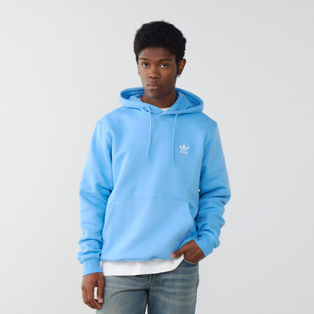 HOODIE ESSENTIAL TREFOIL : BLUE/WHITE