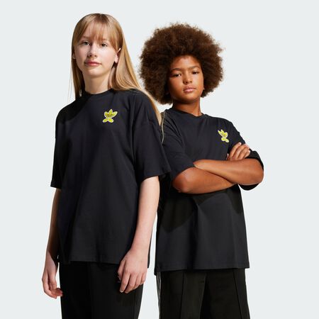 ADIDAS ORIGINALS adidas Originals x Smiley World Tee Kids Black JUNIOR