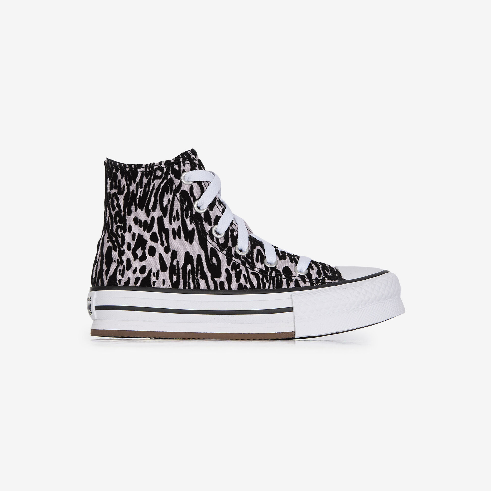 Chuck Taylor All Star EVA Lift Platform Flocked Leopard Print