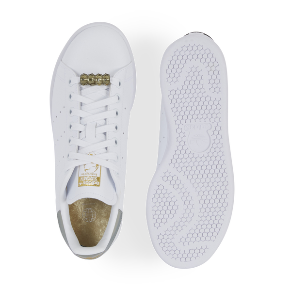 Stan smith blanche et top doree femme