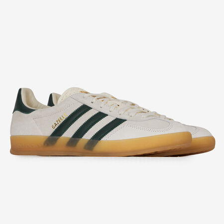 ADIDAS ORIGINALS gazelle GAZELLE INDOOR BEIGE/VERT WOMEN