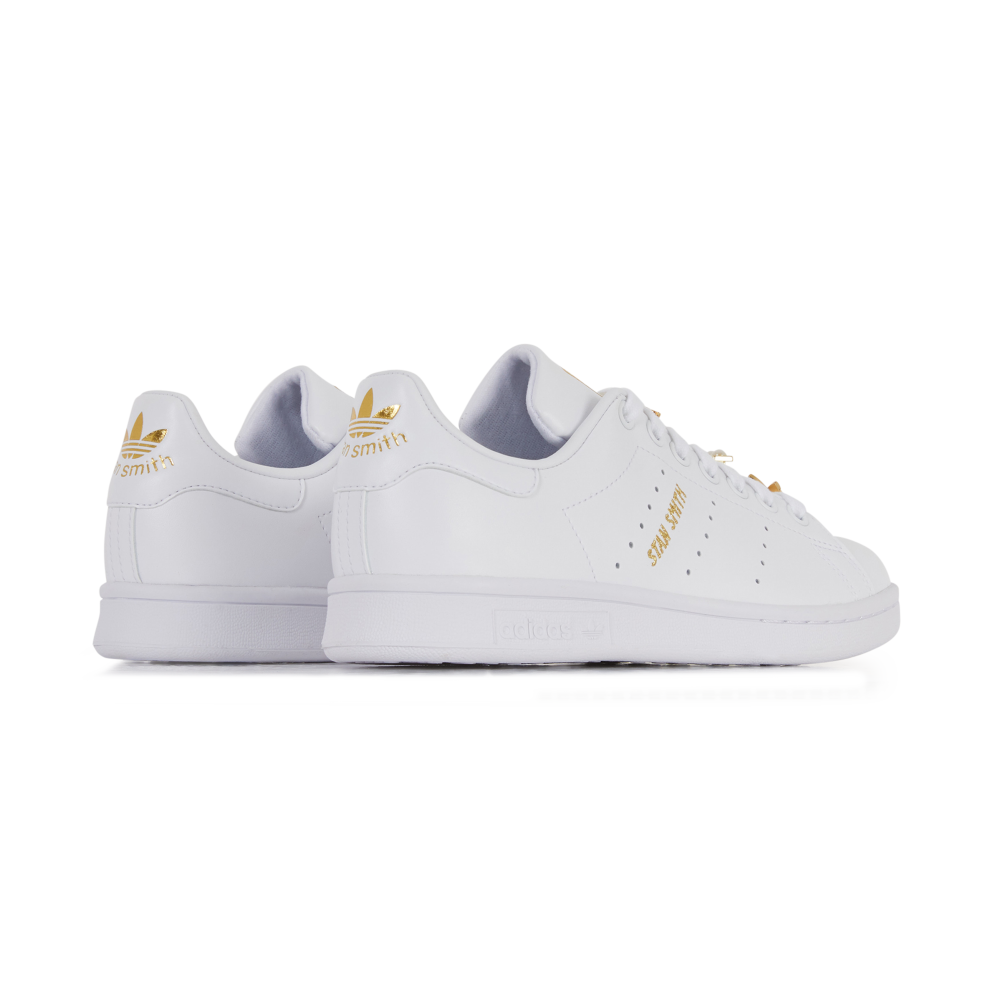 Scratch Stan Smith Blanche Et DorÃ© Femme Basket Adidas Femme Stan