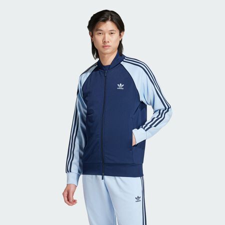 ADIDAS ORIGINALS Adicolor Classics SST Track Jacket Clear Sky / Night Indigo MEN