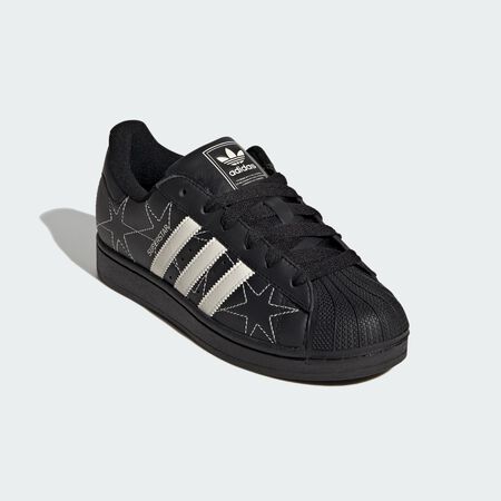 ADIDAS ORIGINALS SUPERSTAR II SHOES Core Black / Cream White / Core Black WOMEN
