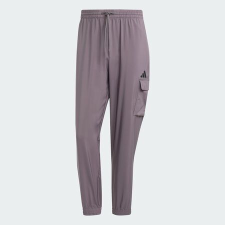 ADIDAS ORIGINALS Essentials Small Logo Cargo Pants Grey Strata / Black MEN