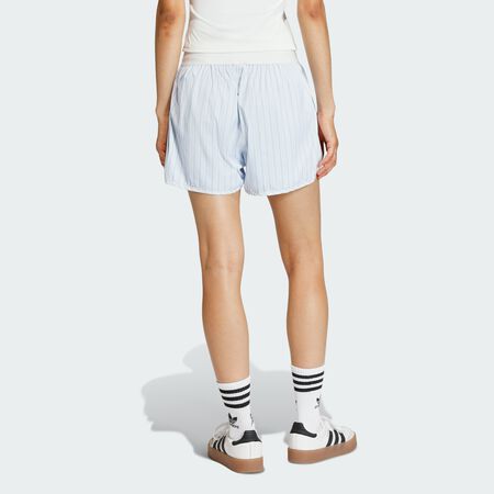 ADIDAS ORIGINALS POPLIN SHORTS Crystal Sky / Ambient Sky FEMME