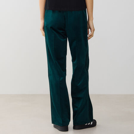 ADIDAS ORIGINALS PANT JOGGER ADICOLOR VELVET GREEN WOMEN