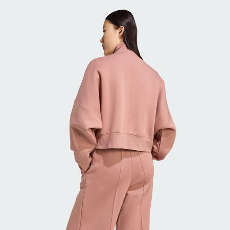 ADIDAS ORIGINALS Veste Off Placed 3-Stripes Zip Up Warm Clay FEMME