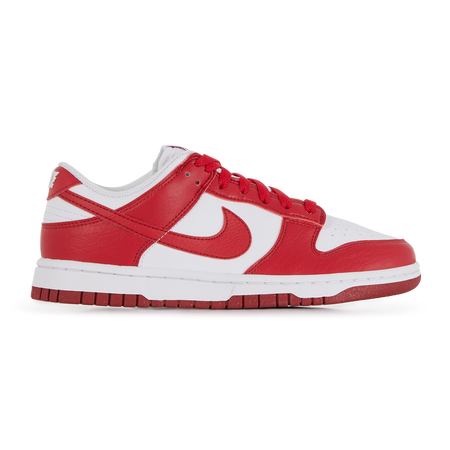 NIKE dunk DUNK LOW WHITE/RED WOMEN