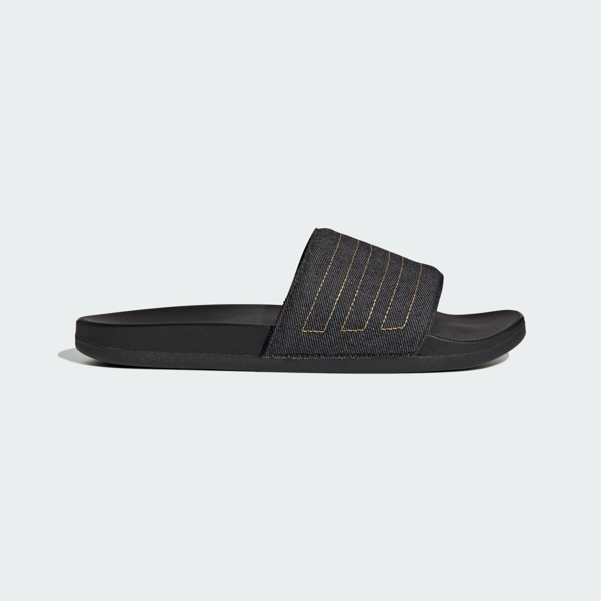 Adilette clearance homme noir