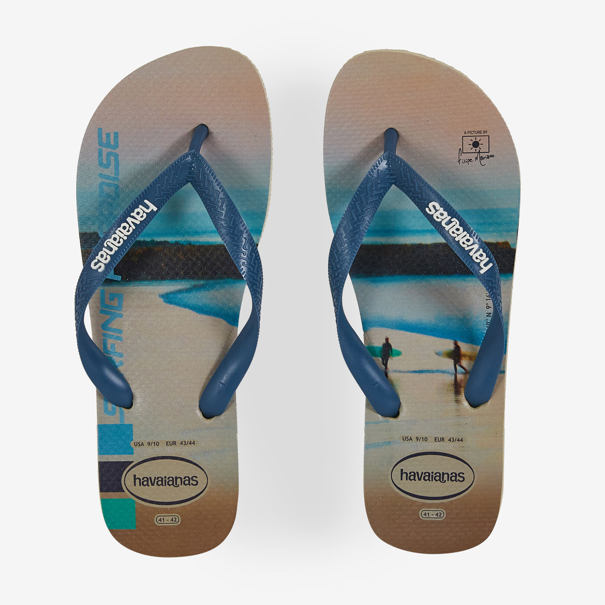 HAVAIANAS HYPE BLEU ESTIVALES FEMME Courir