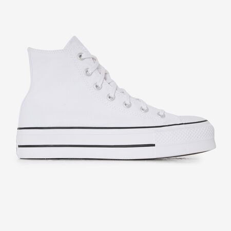 CONVERSE chuck taylor all star CHUCK TAYLOR LIFT HI WHITE/BLACK WOMEN
