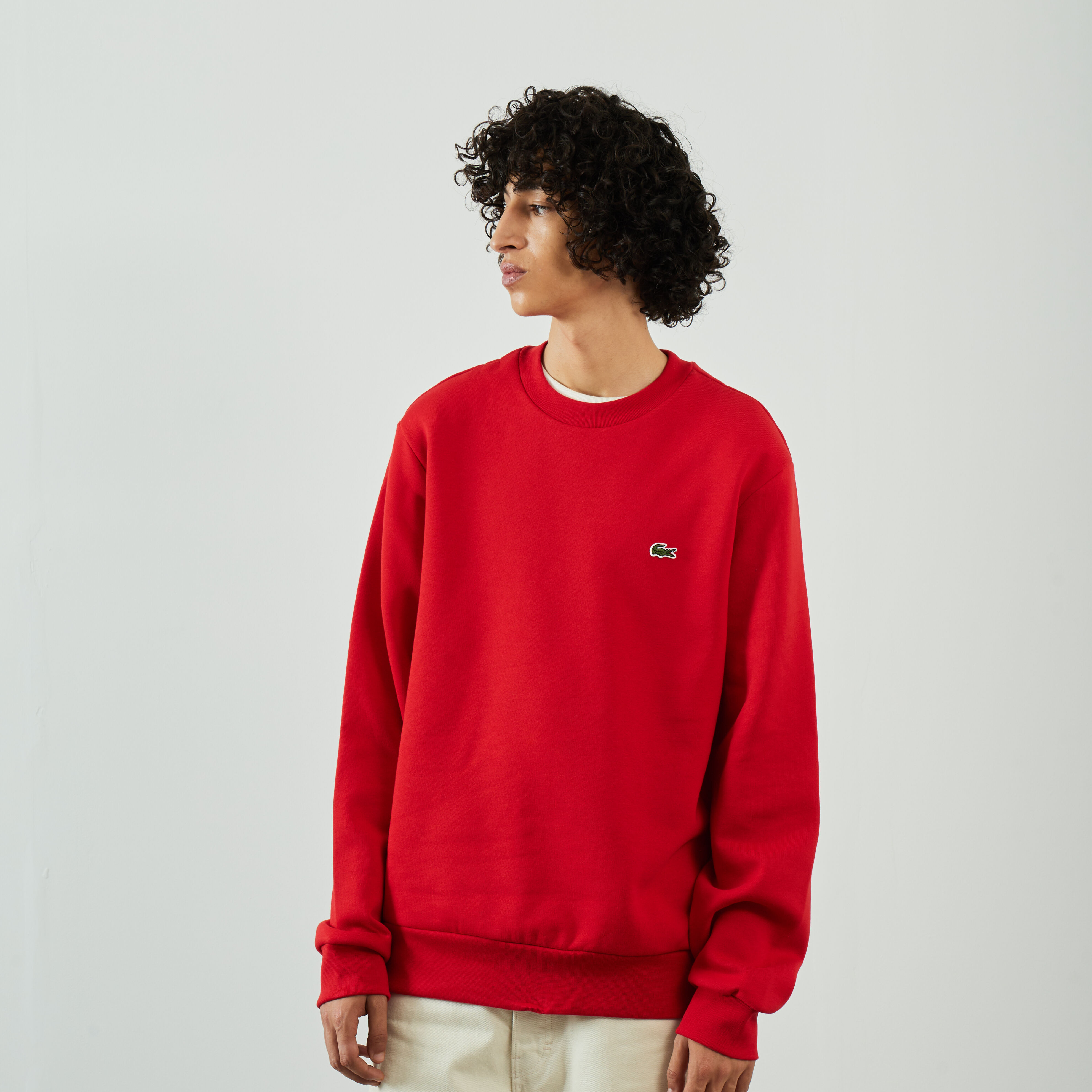 Lacoste sweat rouge outlet