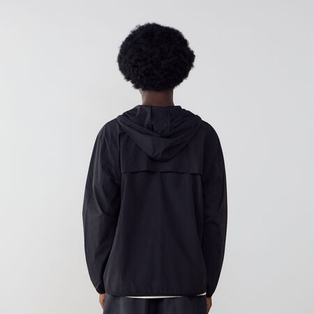 NEW BALANCE JACKET WINDRUNNER WOVEN BLACK/WHITE MEN