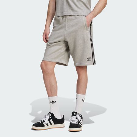 Short Adicolor 3 bandes : Medium Grey Heather / Black
