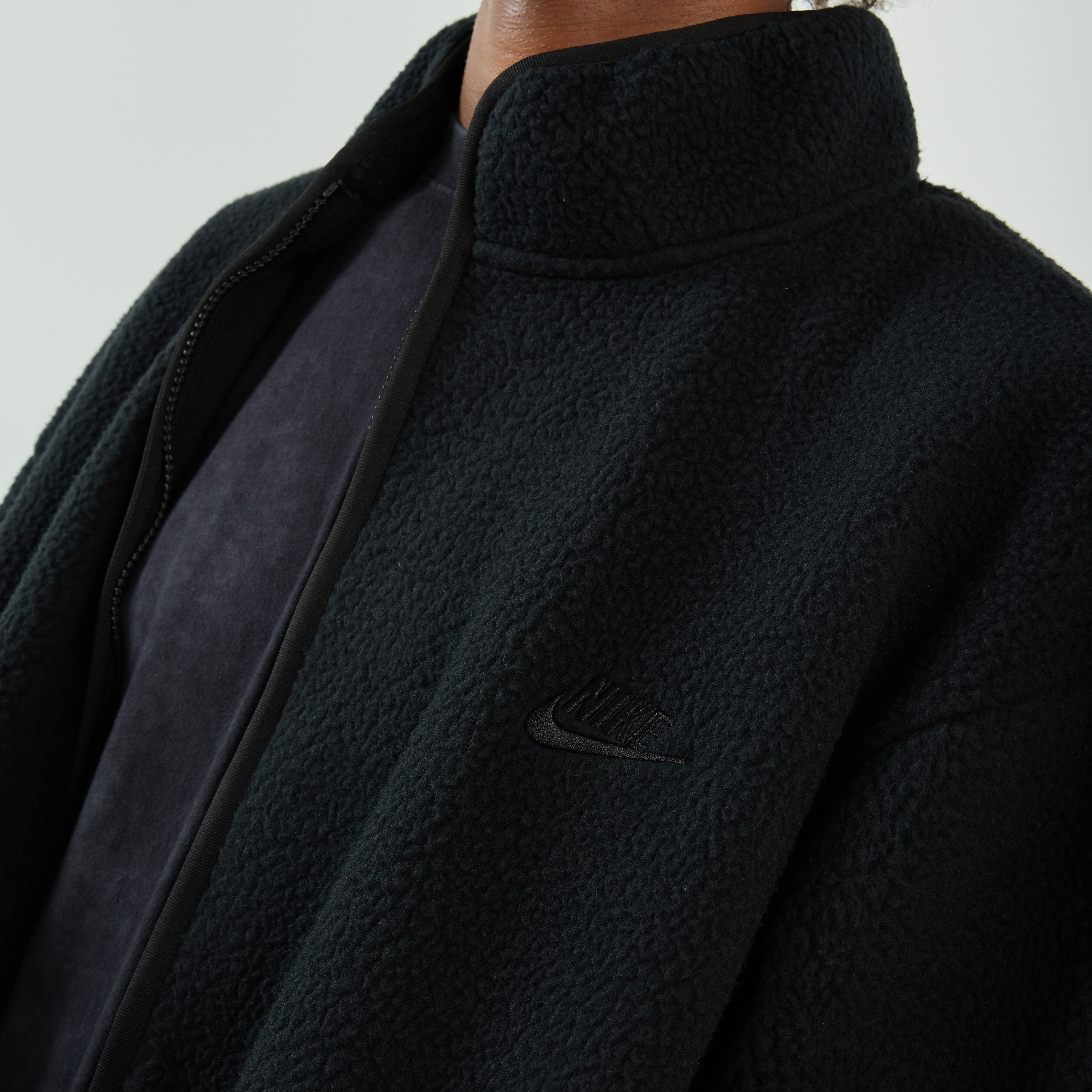 NIKE JACKET CLUB SHERPA NOIR BLOUSON HOMME Courir