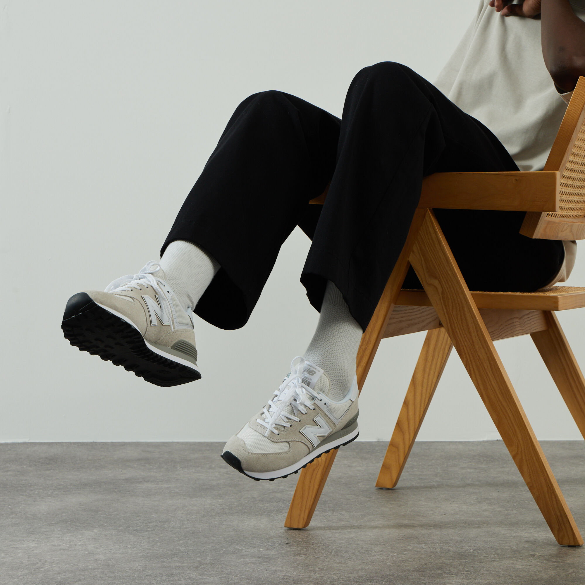 new balance 574 sport homme blanche