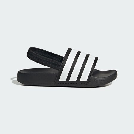 Adilette Estrap Slides Kids : Core Black / Cloud White / Core Black