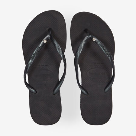 HAVAIANAS slim SLIM CRYSTAL SW II NOIR FEMME