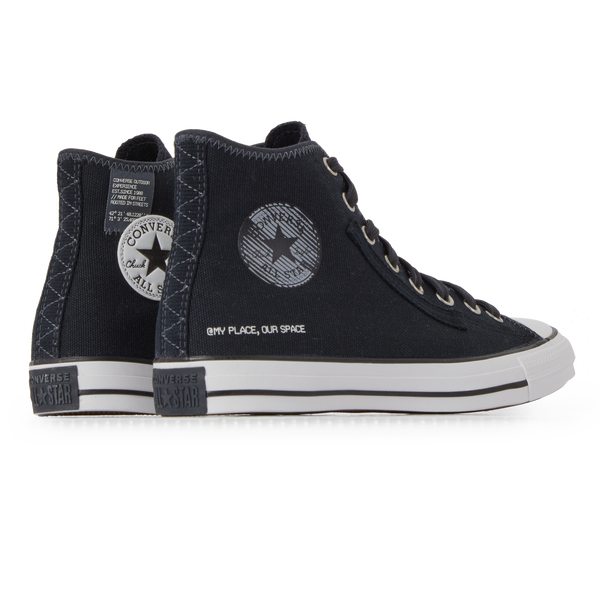 Converse transparente discount noir