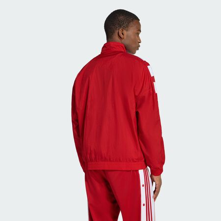 ADIDAS ORIGINALS VESTE DE SURVÊTEMENT BLOCKED ARCHIVE Better Scarlet / White HOMME