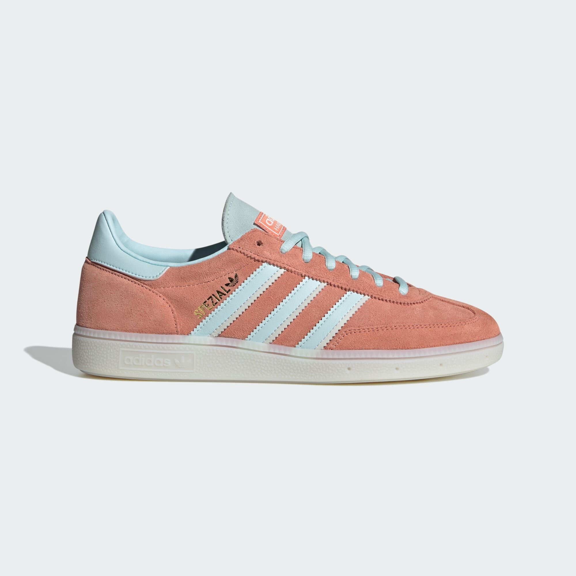 ADIDAS ORIGINALS Handball Spezial Shoes Pink Almost Blue Crystal White SNEAKERS UNISEX Courir