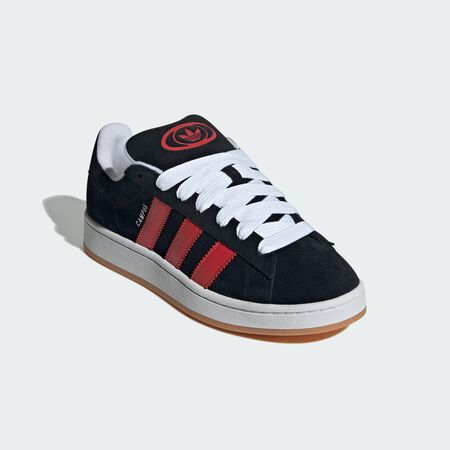 ADIDAS ORIGINALS Campus 00s Shoes Core Black / Red / Cloud White UNISEX