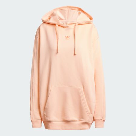 Essentials Loose French Terry Hoodie : Glow Pink