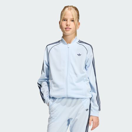 ADIDAS ORIGINALS SST Track Top Crystal Sky / Night Indigo TODDLERS