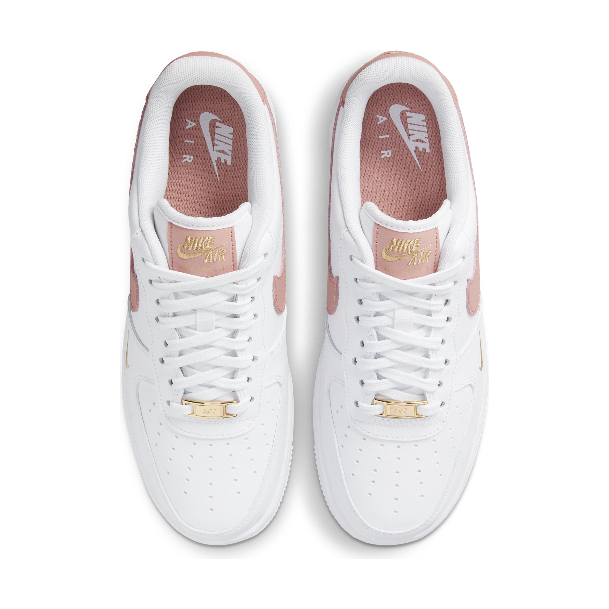 Air Force 1 Low Mini Swoosh  Blanc/rose