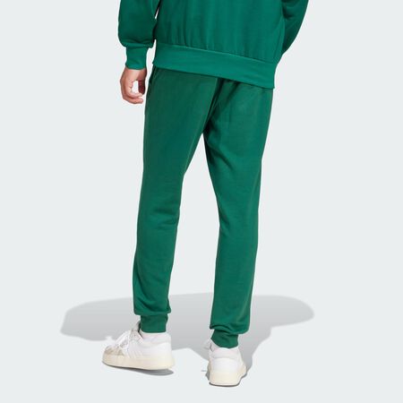 ADIDAS ORIGINALS Essentials Feel Cozy French Terry Pants Collegiate Green / Black MEN