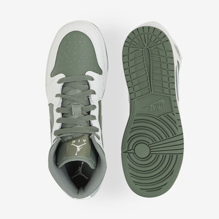 JORDAN air jordan 1 AIR JORDAN 1 MID WHITE/GREEN JUNIOR