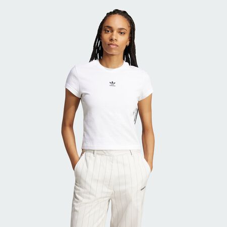 ADIDAS ORIGINALS Essentials Slim Tee White WOMEN
