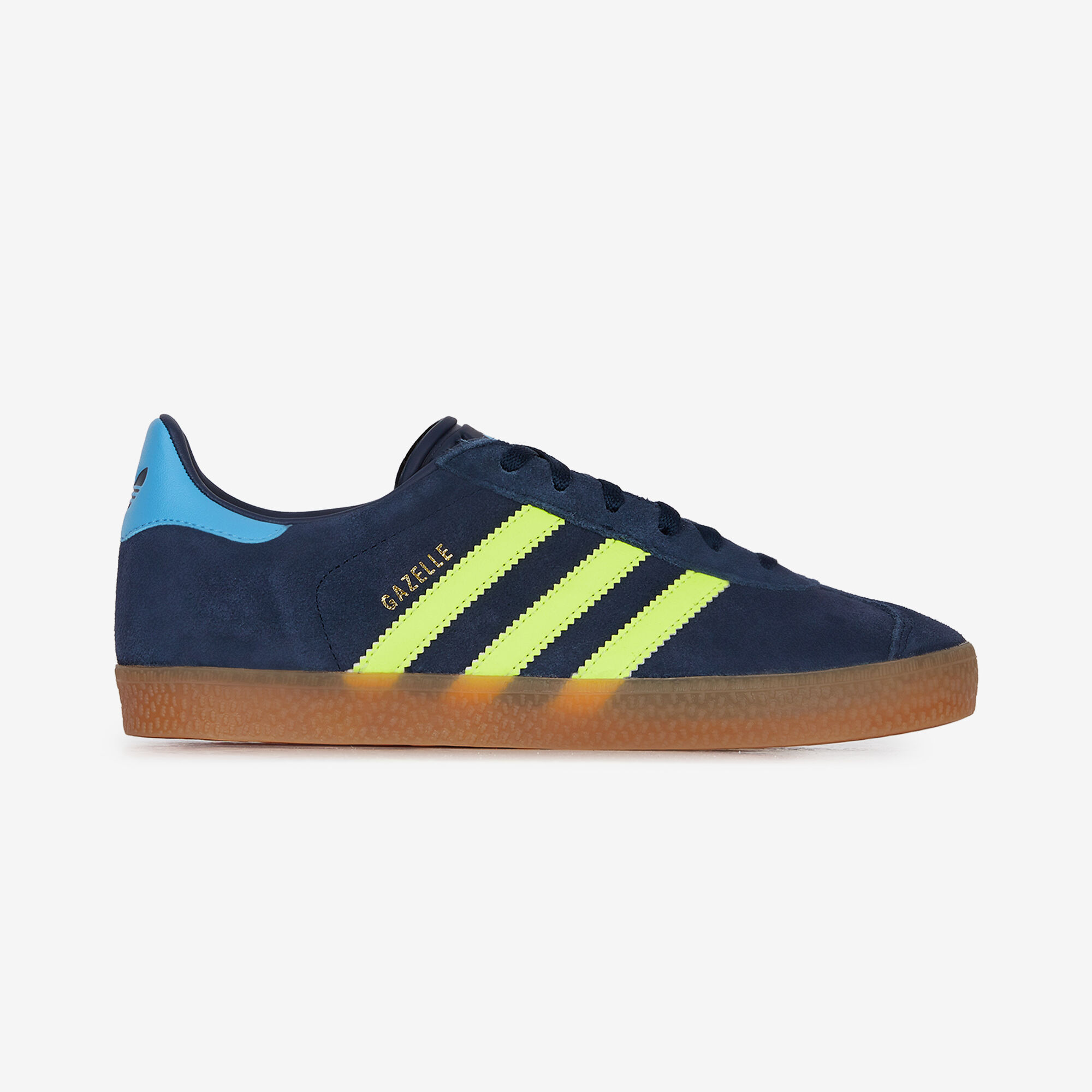 ADIDAS ORIGINALS GAZELLE SNEAKERS ENFANT MARINE BEIGE LACETS Courir