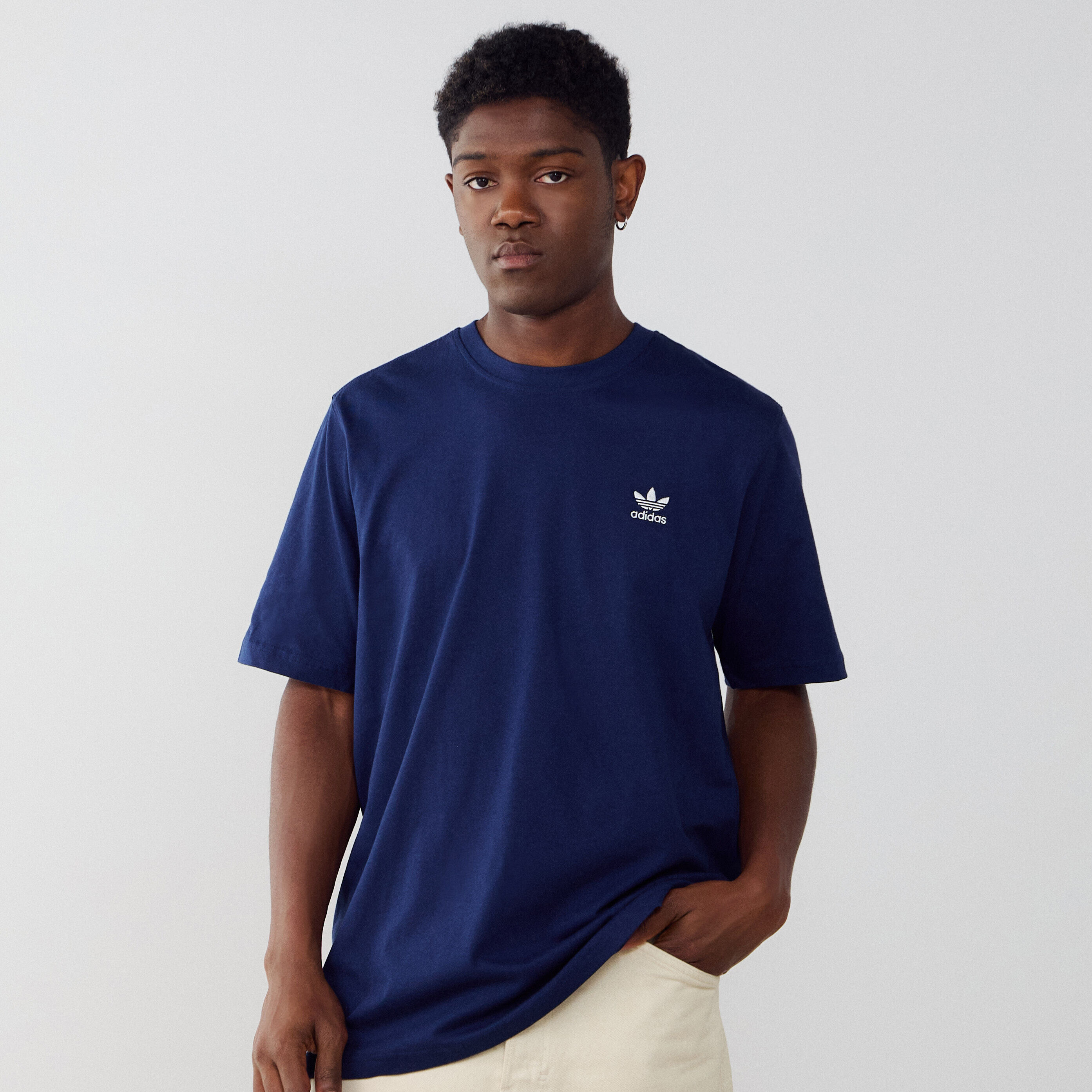 Tee Shirt Essential  Marine/blanc