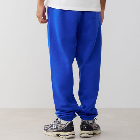 NEW BALANCE PANT JOGGER SMALL LOGO BLEU/BLANC HOMME