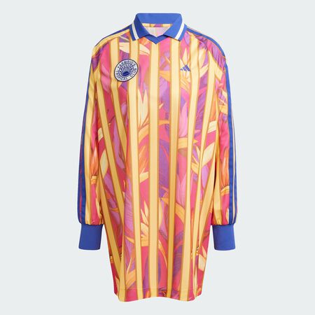 adidas X FARM Premium Dress : Bold Pink / Semi Spark / Gold Ochre